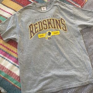 Vintage 2000 Washington Redskins T Shirt  Men Sz Large Y2K Gray